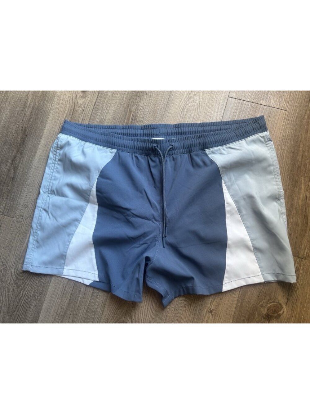 NWT Gilly Hicks Hollister Blue Swim Trunks With Liner Sz XXL